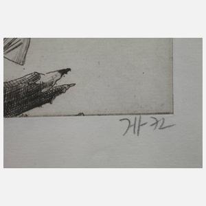 Horst Janssen, Selbstbildnis