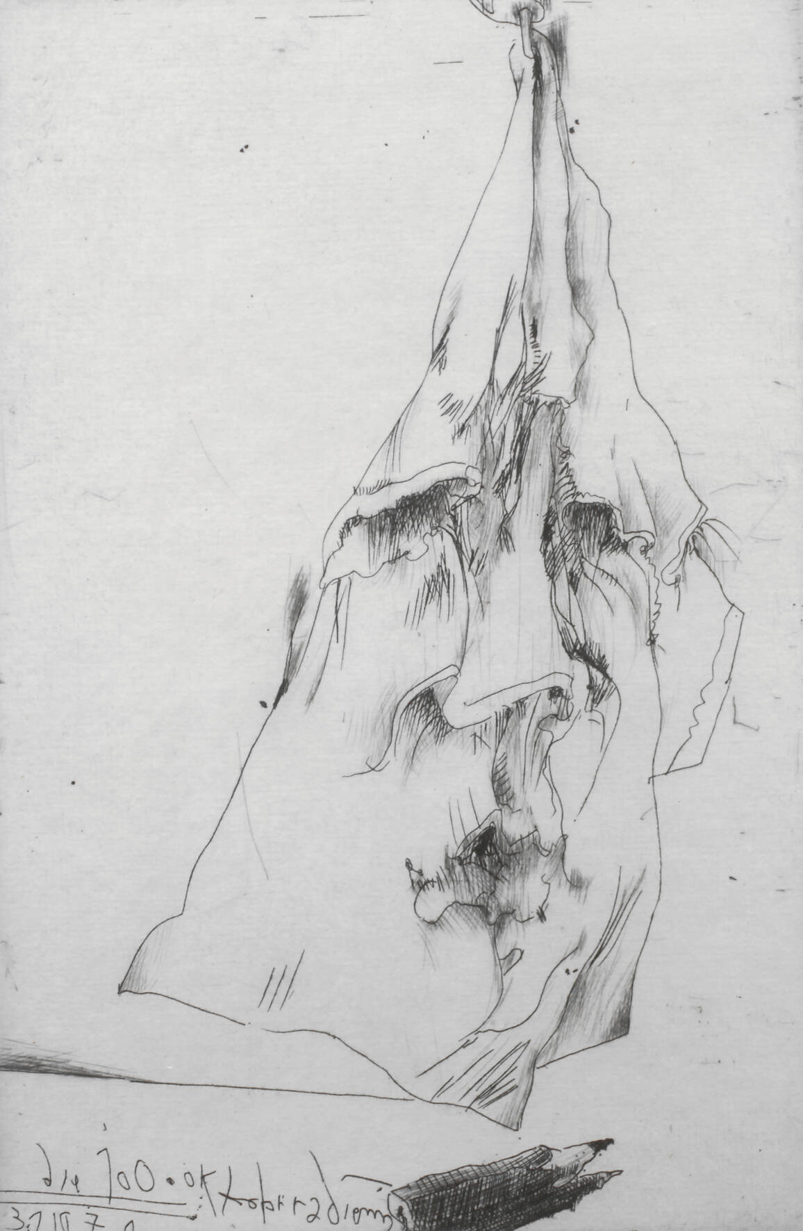 Horst Janssen, Selbstbildnis