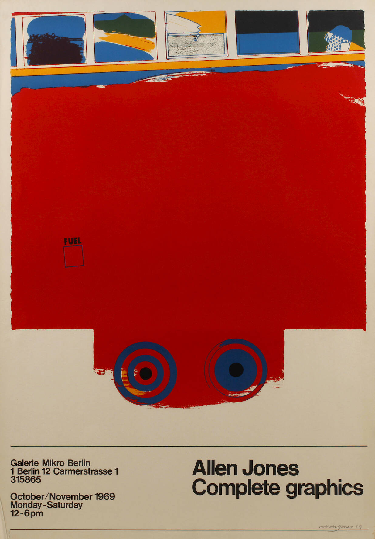 Allan Jones, Plakat "Complete graphics"