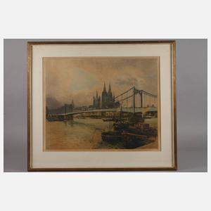 Prof. Luigi Kasimir, Blick auf den Kölner Dom