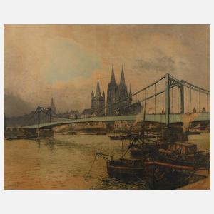 Prof. Luigi Kasimir, Blick auf den Kölner Dom