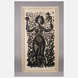 Werner Klemke, Stehende mit Früchten