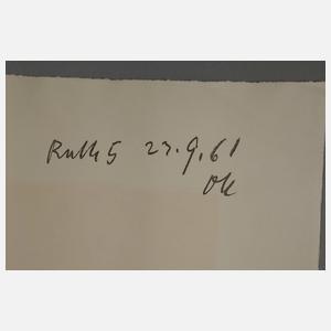 Prof. Oskar Kokoschka, "Ruth 5"