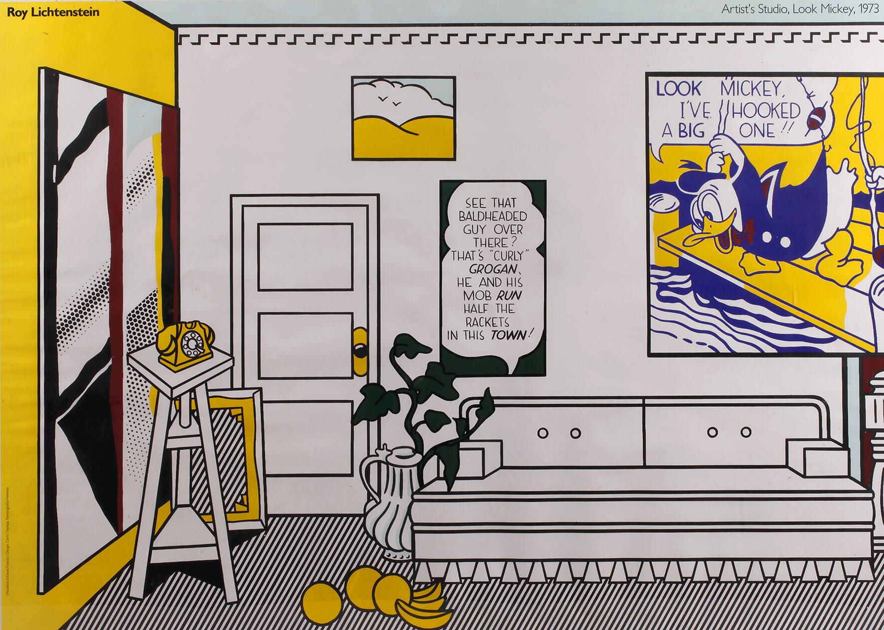 Roy Lichtenstein, "Artist´s Studio-Look Mickey"