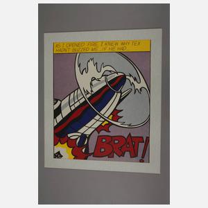 Roy Lichtenstein, "As I Opened Fire"