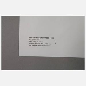 Roy Lichtenstein, "As I Opened Fire"