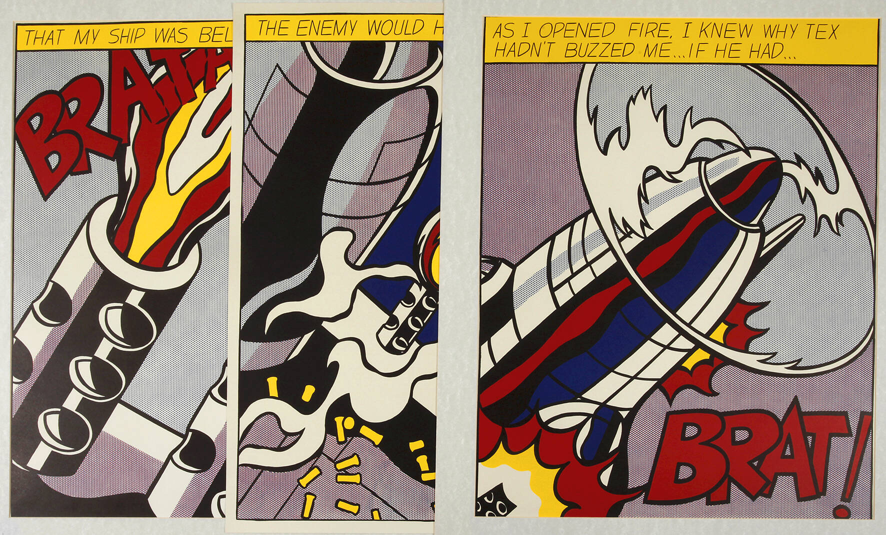 Roy Lichtenstein, "As I Opened Fire"
