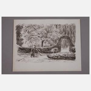Prof. Max Liebermann, "Parklandschaft"