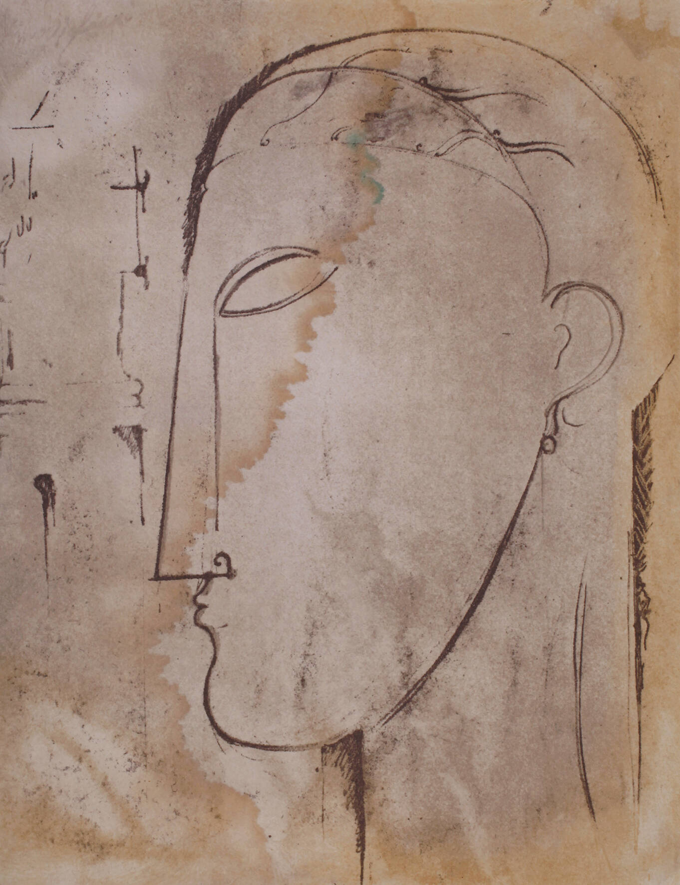 Amadeo Modigliani, Jünglingskopf