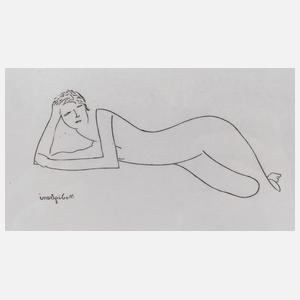 Amedeo Modigliani, Liegender Frauenakt