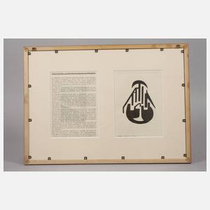 László Moholy-Nagy und A. Berger, zwei Grafiker