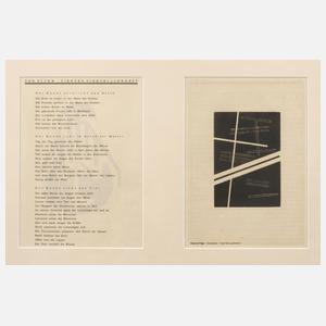 László Moholy-Nagy und A. Berger, zwei Grafiker