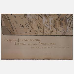 Marguerite Montaut, Überflug von Berlin