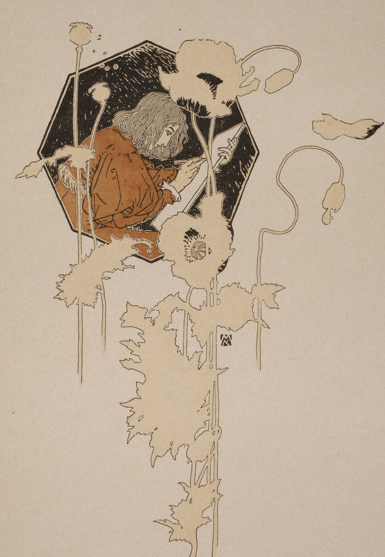 Koloman Moser, Allegorie der Mal- und Zeichenkunst