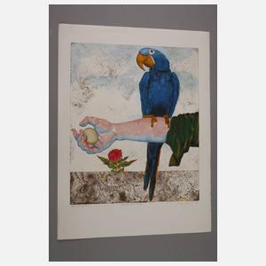 Michael Prechtl, "Papagei Arm & Ei"