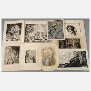 Prof. Karl Ritter, Konvolut Druckgraphik