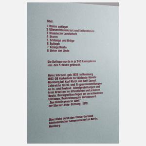 Heinz Schrand, Holzschnittmappe