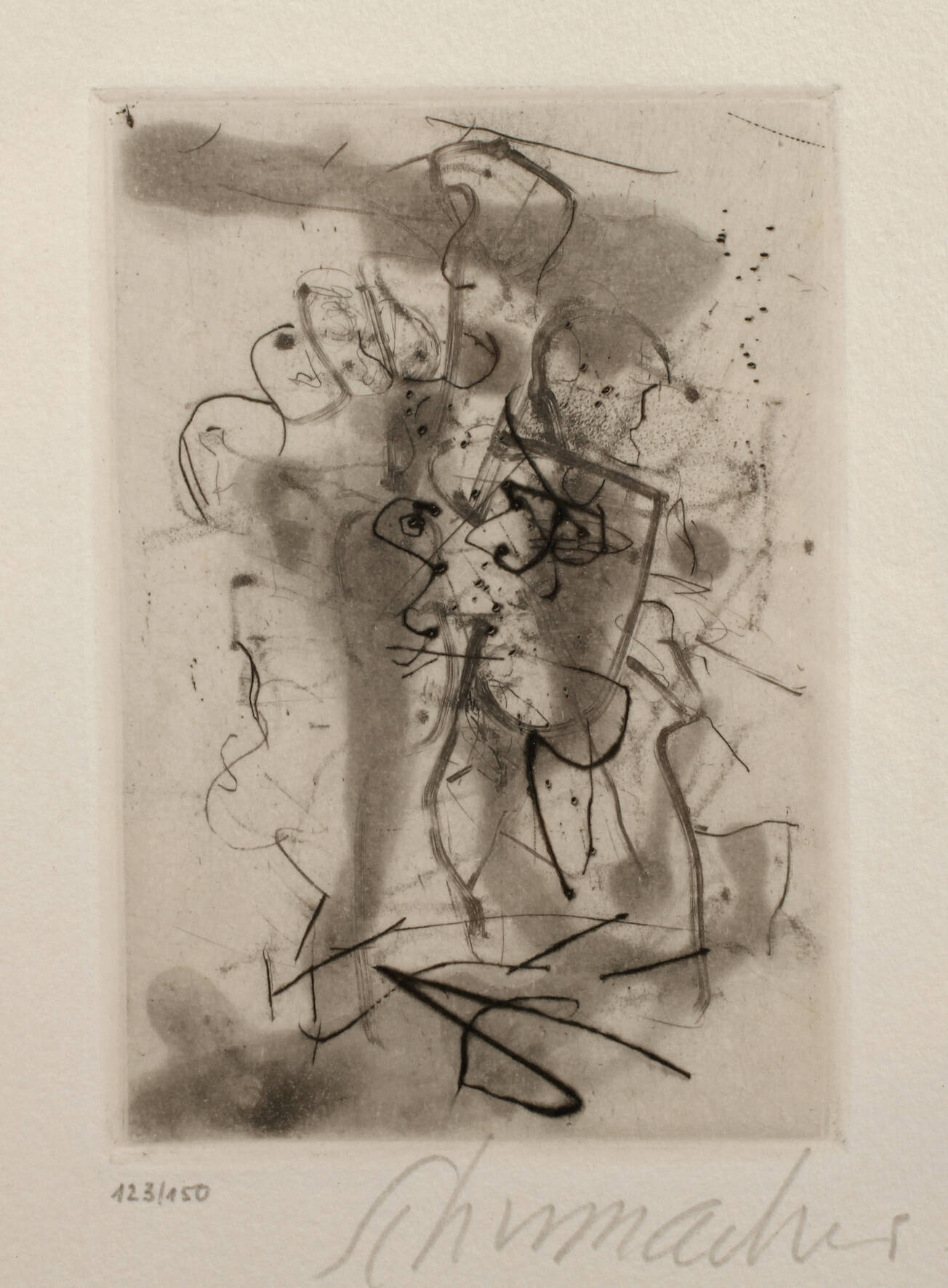 Prof. Emil Schumacher, Ohne Titel