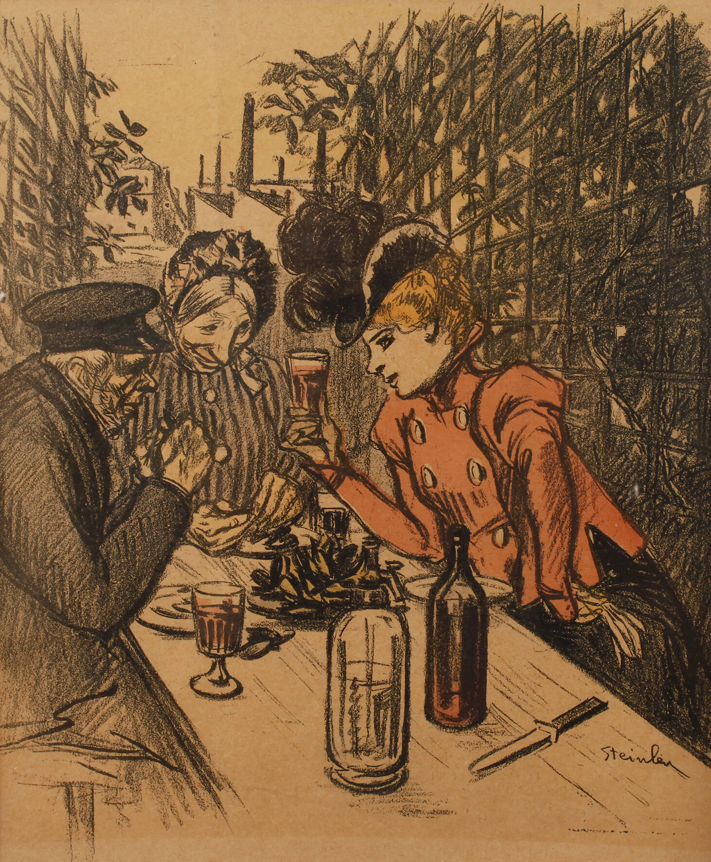 Théophile Alexandre Steinlen, Muschelesser