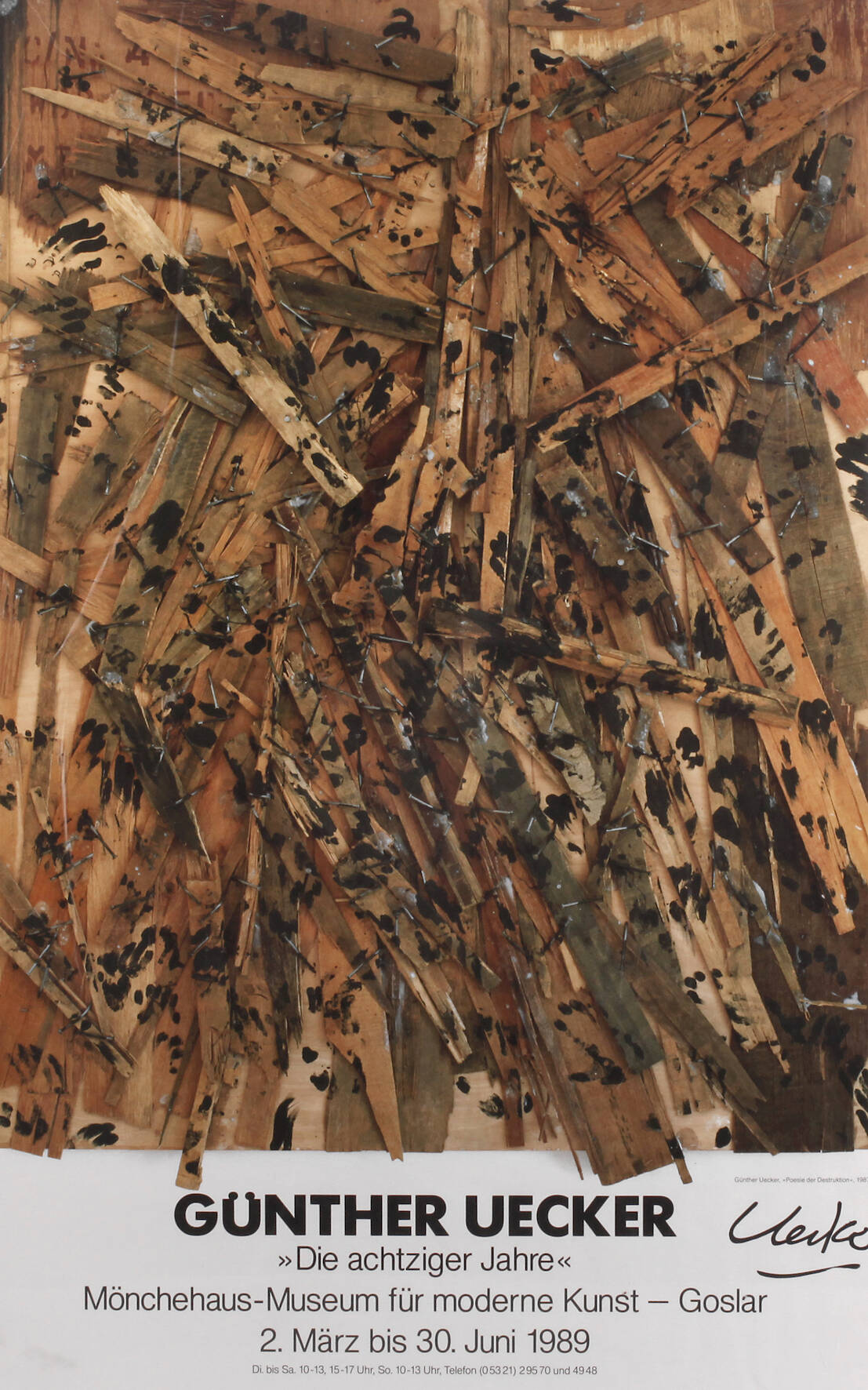 Prof. Günther Uecker, "Die achtziger Jahre"
