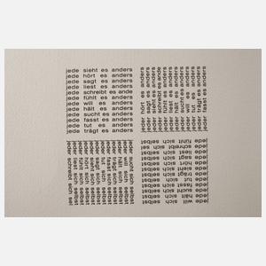 Prof. Günther Uecker, "Interferenzen"