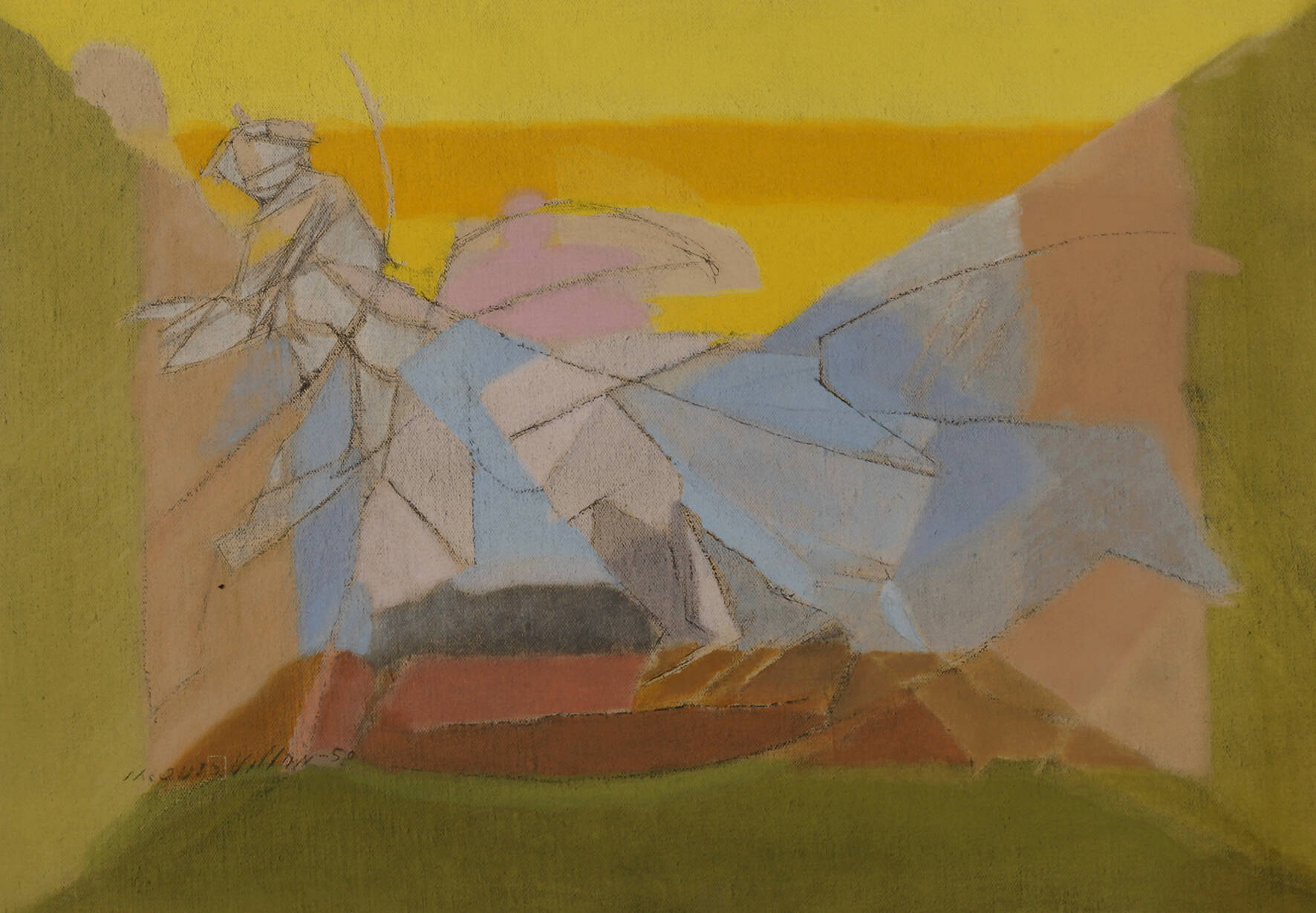 Jacques Villon, "L'écuyère"