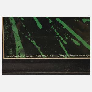 nach Andy Warhol, "Flowers"