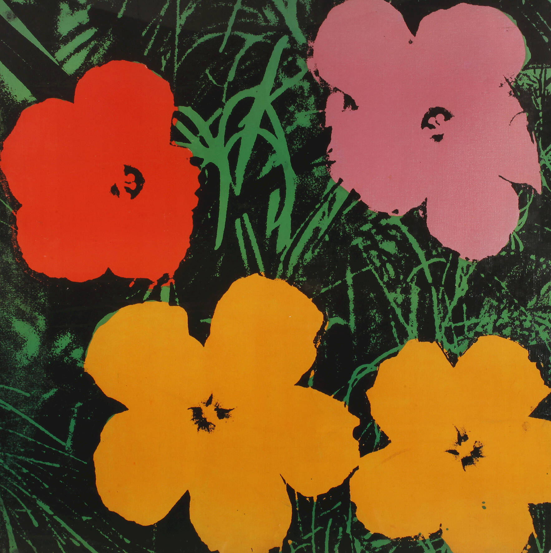 nach Andy Warhol, "Flowers"