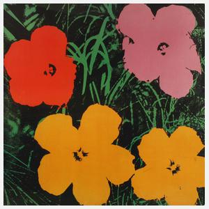 nach Andy Warhol, "Flowers"