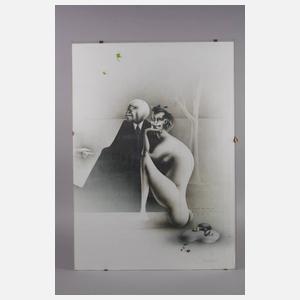 Prof. Paul Wunderlich, "Frühstück im Grünen II"