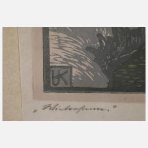 Karl Johne, "Wintersonne"