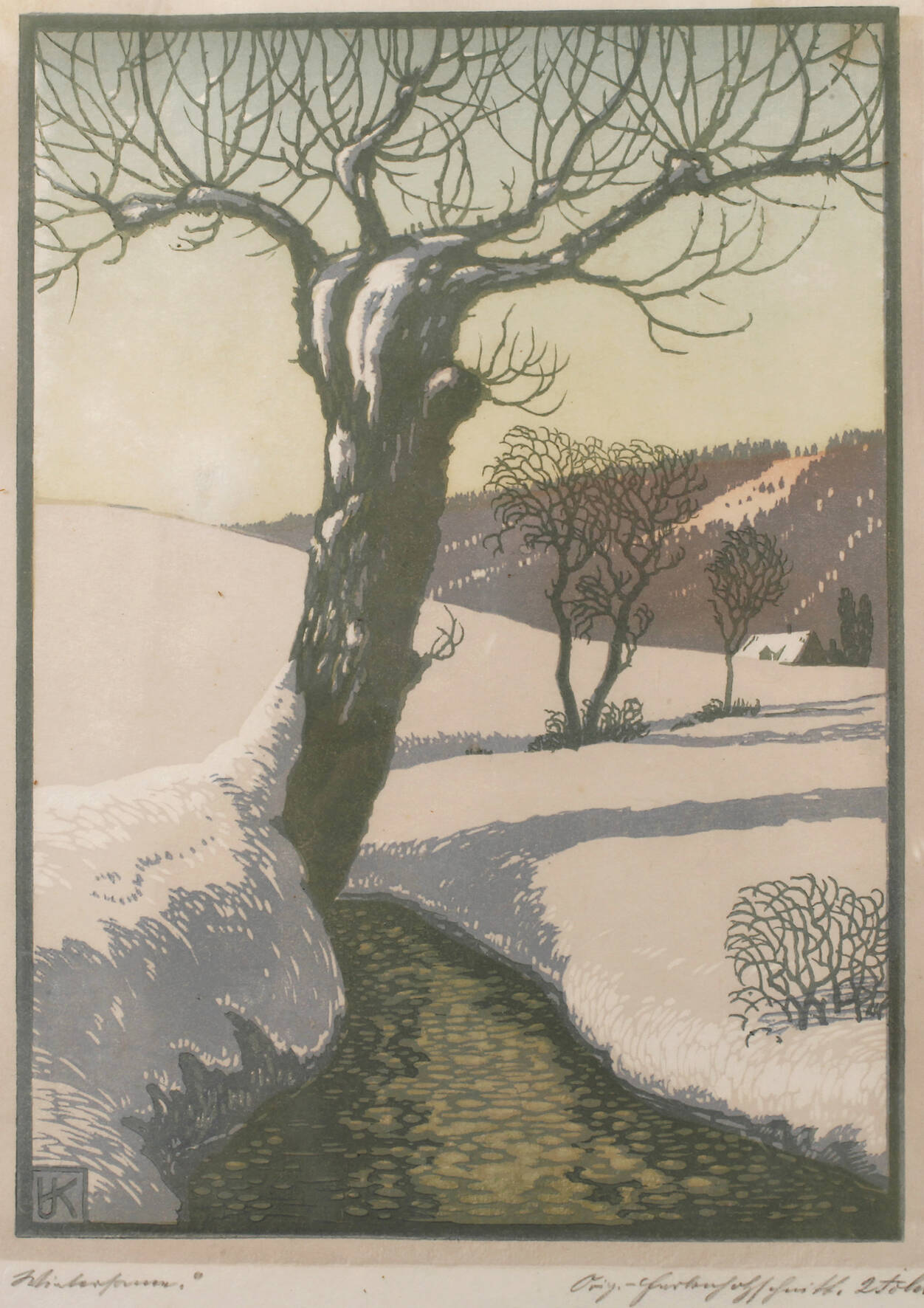 Karl Johne, "Wintersonne"
