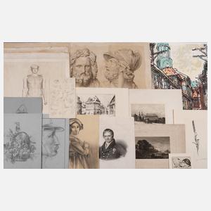 Konvolut Grafik und Zeichnungen