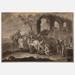 Joseph Kastner, Beim Hufschmied