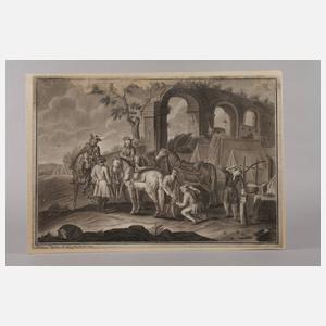 Joseph Kastner, Beim Hufschmied