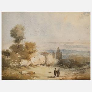 Andreas Achenbach, attr., Landschaftsstudie