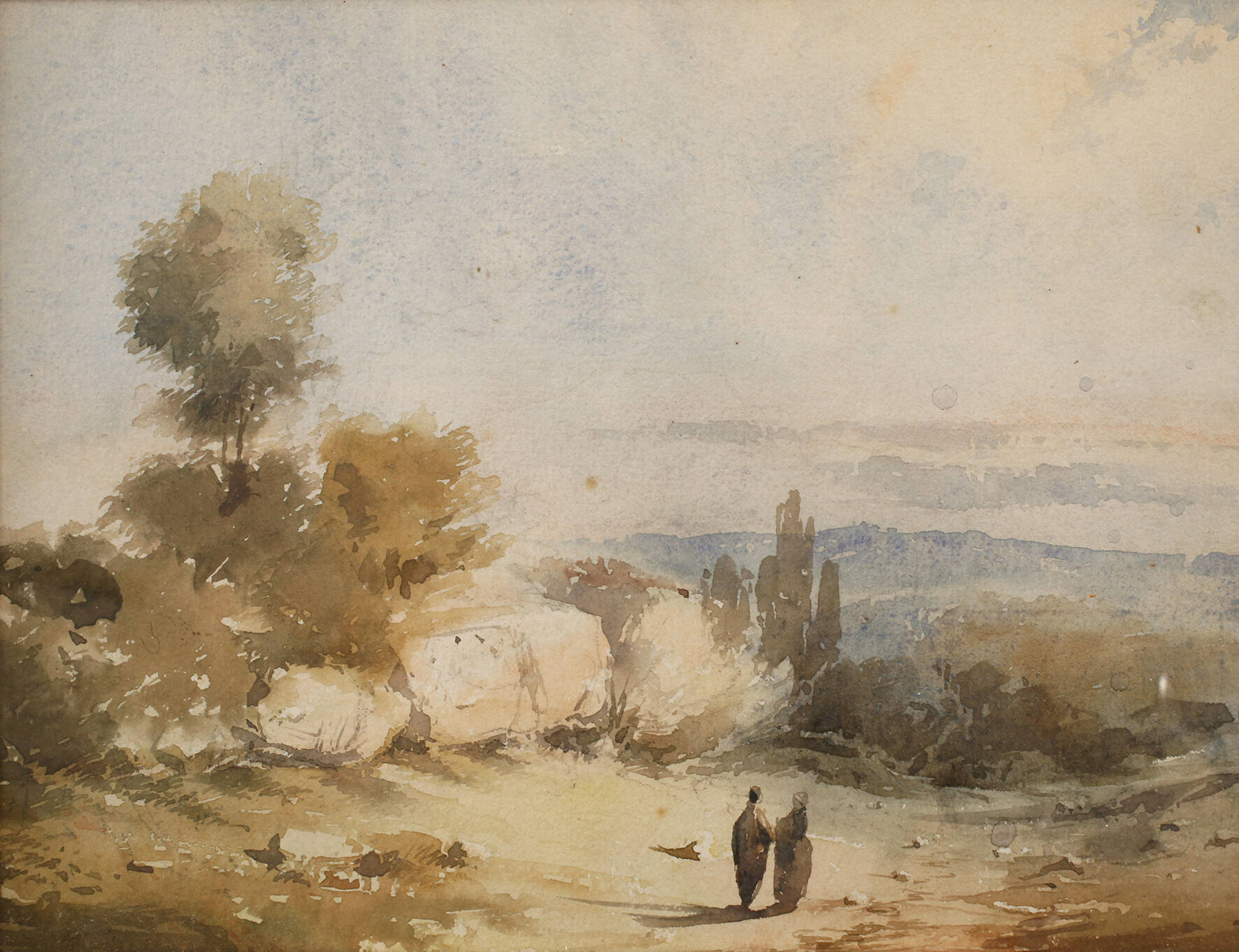 Andreas Achenbach, attr., Landschaftsstudie