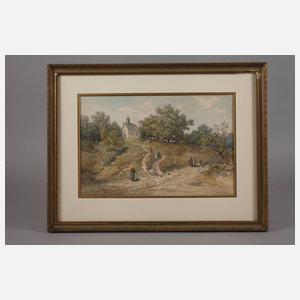 Adolf Chelius, "Kirchgang in der Schwalm"