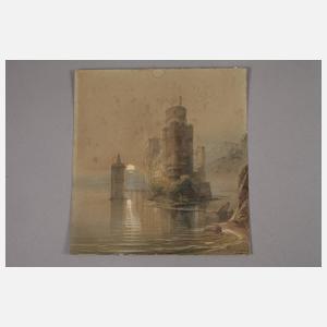 Prof. Caspar Scheuren, Burg im Mondschein