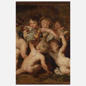 Luise Winter-Pedersen, "Die Früchtegirlande" nach Rubens