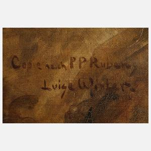 Luise Winter-Pedersen, "Die Früchtegirlande" nach Rubens