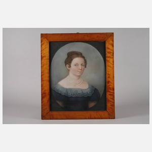 Paar Biedermeierportraits, Ehepaar Caspritz