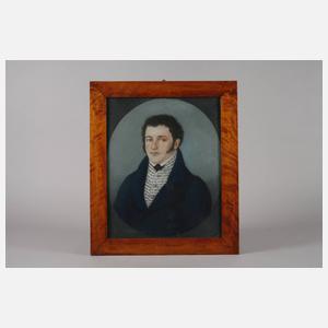 Paar Biedermeierportraits, Ehepaar Caspritz