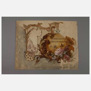 Entwurf für eine Supraporte