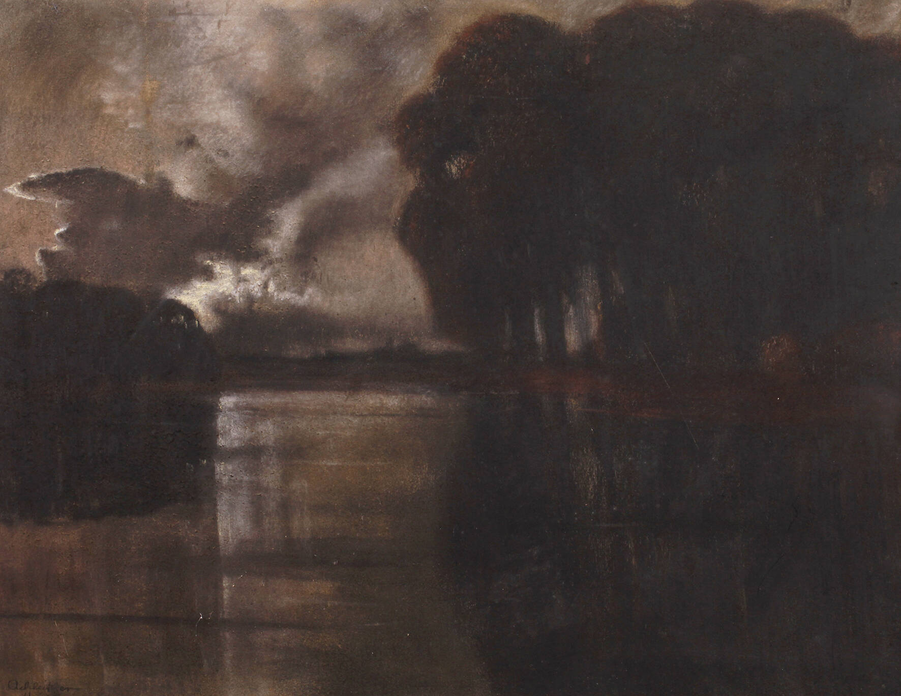 Josef Achleitner, Nachts am See