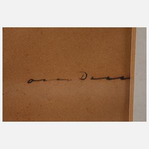 Prof. Otto Dill, Tierstudie