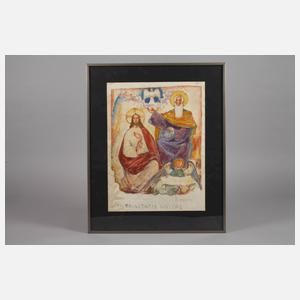 Anton Faistauer, attr., Heilige Dreifaltigkeit