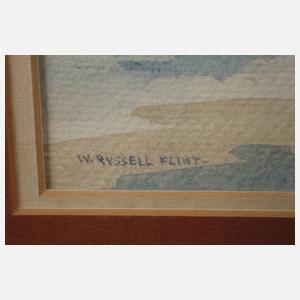 Sir William Russell Flint, Am Strand