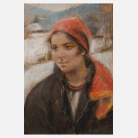Stanislaw Gorski, Mädchen mit rotem Kopftuch111