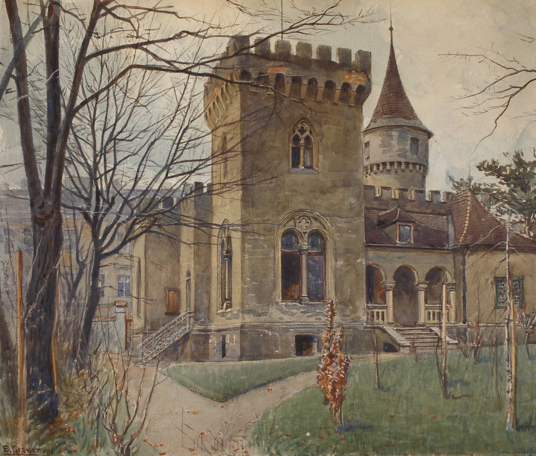 Ernst Graner, Ansicht einer Villa